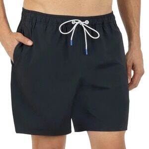 BONOBOS Black Swim Shorts Swim Trunks Mens XXL Swim Suit Built-in‎ Liner 2XL NWT